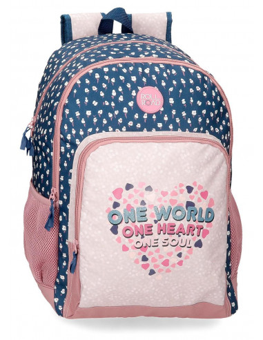 MOCHILA ADAP. 44CM 2C. ROLL ROAD ONE WORLD